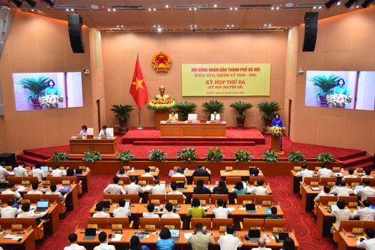 Khai mạc kỳ họp thứ ba, HĐND thành phố Hà Nội khóa XVII: Kịp thời triển khai thi hành Luật Thủ đô năm 2026