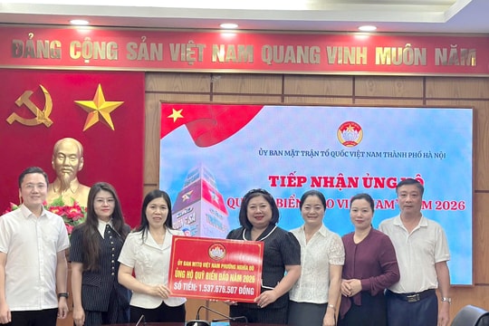 Nghĩa Đô vận động hơn 1,5 tỷ đồng ủng hộ Quỹ “Vì Biển đảo Việt Nam” năm 2026