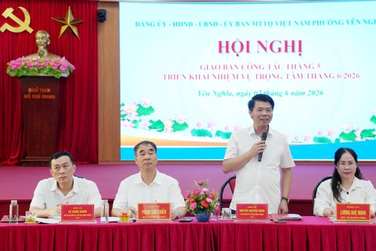 Yên Nghĩa tập trung tháo gỡ vướng mắc, đẩy nhanh tiến độ các nhiệm vụ trọng tâm
