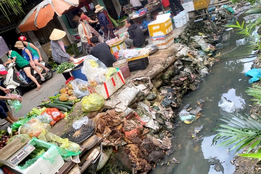 Mương hở gây ô nhiễm khu dân cư