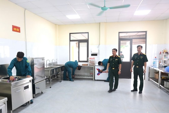 Tiên phong xây dựng công trình quân sự, củng cố thế trận hậu cần