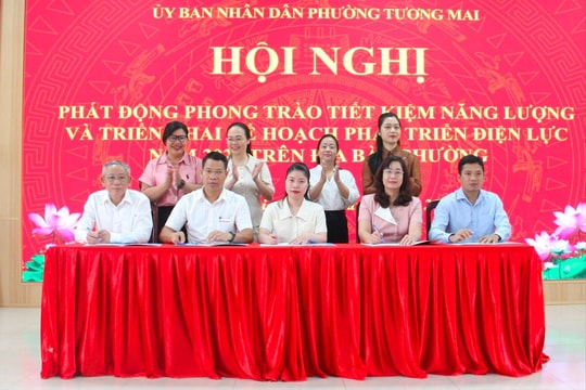 Phường Tương Mai đặt mục tiêu tiết kiệm tối thiểu 3% điện năng