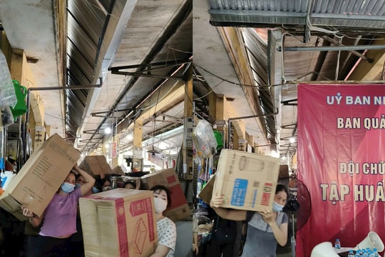 Hướng dẫn an toàn cho tiểu thương, người kinh doanh tại chợ Thanh Xuân