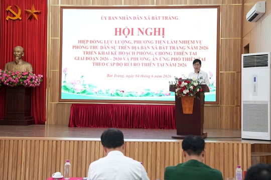 Xã Bát Tràng chủ động phương án ứng phó thiên tai năm 2026