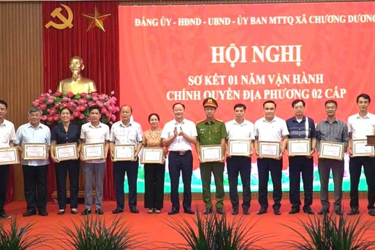 Xã Chương Dương: Sơ kết 1 năm thực hiện chính quyền hai cấp