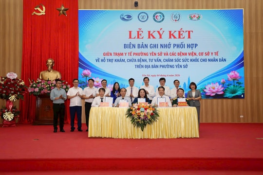 Yên Sở tăng cường kết nối y tế, nâng cao chất lượng chăm sóc sức khỏe Nhân dân