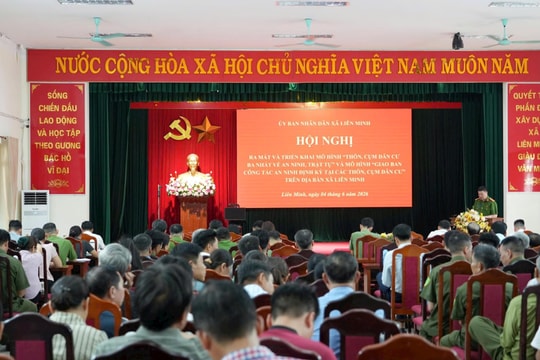Xã Liên Minh ra mắt hai mô hình bảo đảm an ninh từ cơ sở