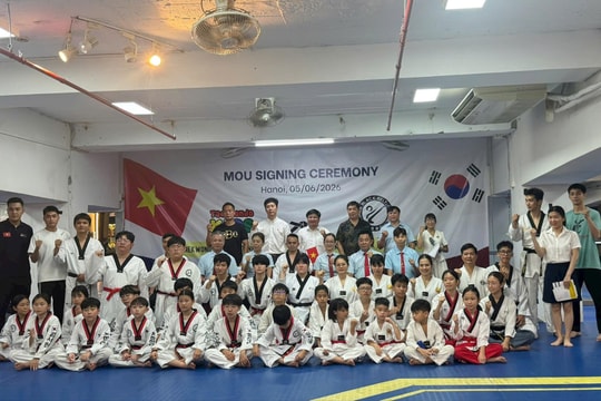 Thi đấu giao lưu võ thuật Taekwondo Kids 2026