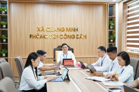 Xã Quang Minh nâng cao chất lượng phục vụ nhân dân