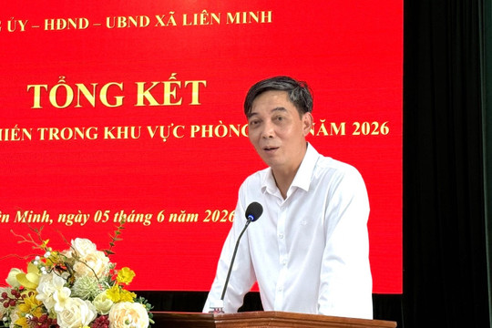 Xã Liên Minh: Củng cố thế trận quốc phòng từ cơ sở