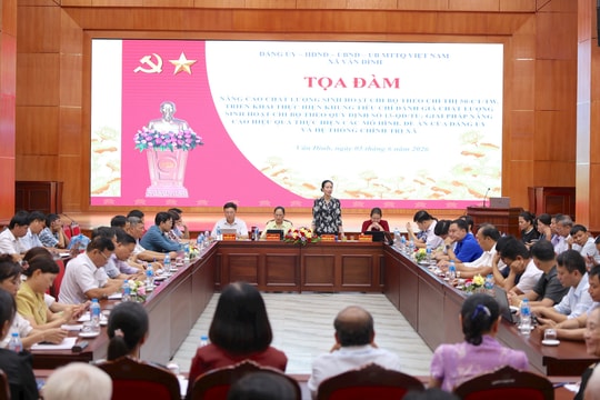 Xã Vân Đình đổi mới sinh hoạt chi bộ gắn với chuyển đổi số