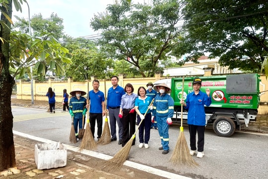 Phường Yên Sở: Chung tay vì môi trường sống xanh, bền vững