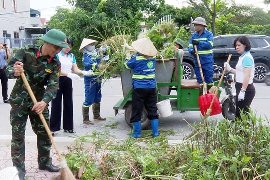 Xã Ứng Hòa ra quân hưởng ứng Ngày Môi trường thế giới