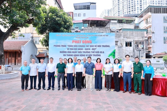 Phường Thanh Xuân phát động phong trào chung tay bảo vệ môi trường