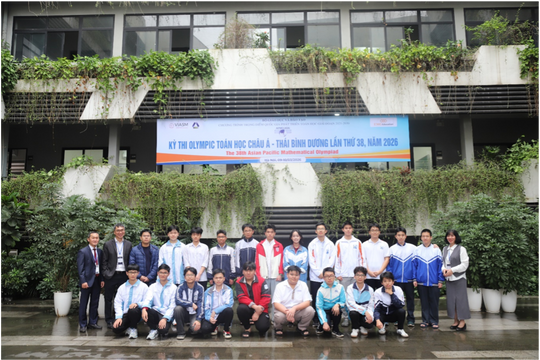Việt Nam xếp thứ 7/45 quốc gia tại Olympic Toán học châu Á - Thái Bình Dương 2026