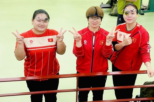 Trịnh Thu Vinh góp công mang HCV đầu tiên về cho bắn súng Việt Nam tại giải Đông Nam Á 2026