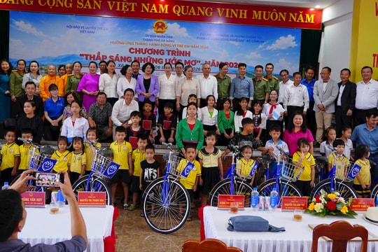 Hơn 4,8 tỷ đồng hỗ trợ trẻ em khó khăn trong chương trình “Thắp sáng những ước mơ” năm 2026
