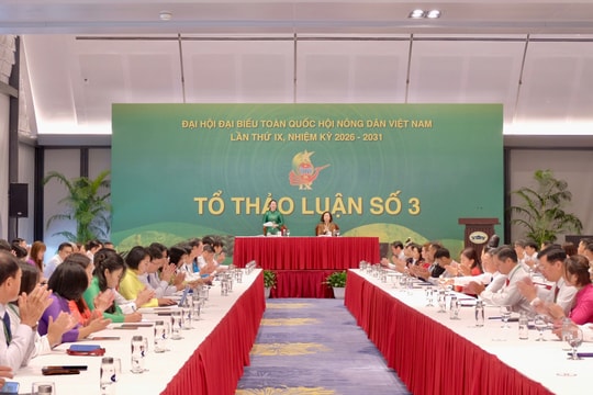 Đại hội lần thứ IX Hội Nông dân Việt Nam: Đại biểu tích cực tham góp ý kiến hoàn thiện văn kiện