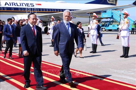 Thủ tướng Timor-Leste Kay Rala Xanana Gusmão đến Hà Nội, bắt đầu thăm chính thức Việt Nam và dự AFF 2026