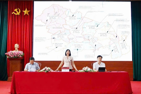 Phường Tùng Thiện dự kiến sắp xếp từ 31 xuống 12 tổ dân phố