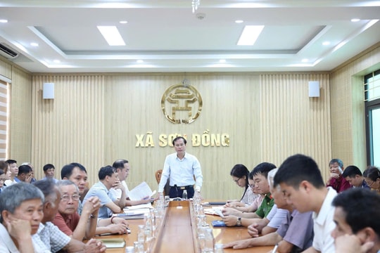 Xã Sơn Đồng dự kiến sắp xếp còn 14 thôn và 2 tổ dân phố