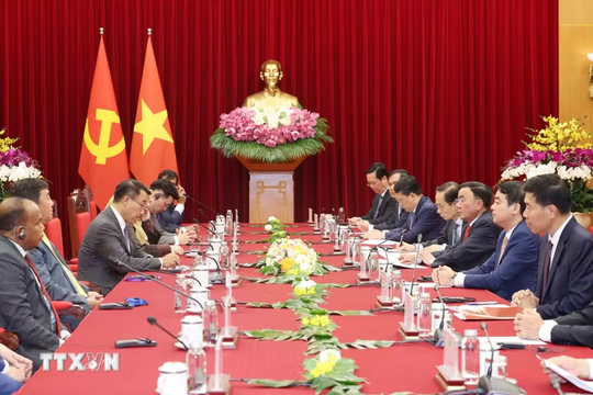 Thường trực Ban Bí thư Trần Cẩm Tú tiếp các chính đảng các nước Đông Nam Á