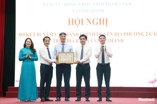 Xã Vĩnh Thanh phát huy hiệu quả mô hình chính quyền địa phương hai cấp