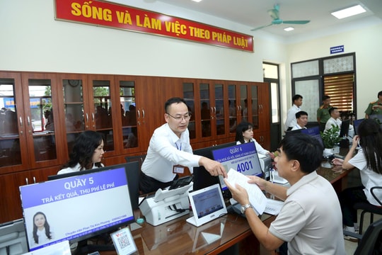 Hà Nội xếp thứ 8 cả nước về Chỉ số hài lòng của người dân đối với sự phục vụ hành chính