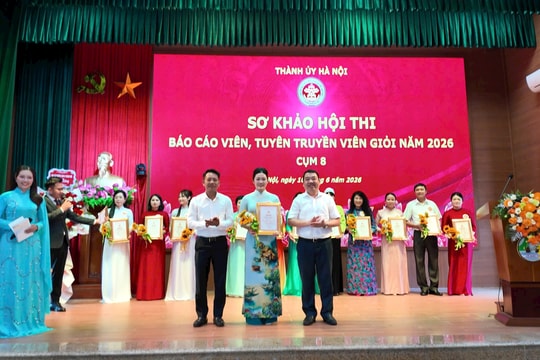 Xã An Khánh đoạt giải nhất sơ khảo Hội thi Báo cáo viên, tuyên truyền viên giỏi cụm 8