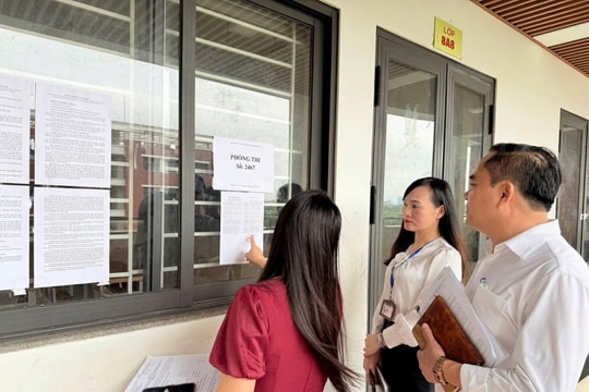 Thiên Lộc kiểm tra, rà soát toàn diện trước Kỳ thi tốt nghiệp THPT năm 2026