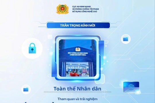 Ra mắt không gian trải nghiệm “Bức tường An ninh mạng” tại phố đi bộ Nguyễn Huệ