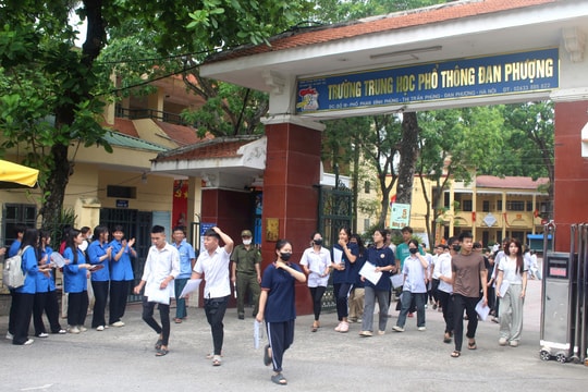 Xã Đan Phượng: Ngày đầu thi tốt nghiệp THPT 2026 diễn ra nghiêm túc, đúng quy chế