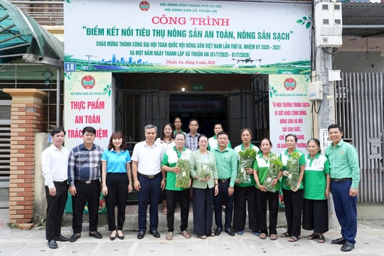 Ra mắt điểm kết nối tiêu thụ nông sản an toàn tại xã Thuận An