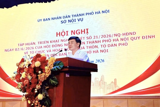 Hà Nội tập huấn triển khai Nghị quyết 21 về tổ chức và hoạt động thôn, tổ dân phố