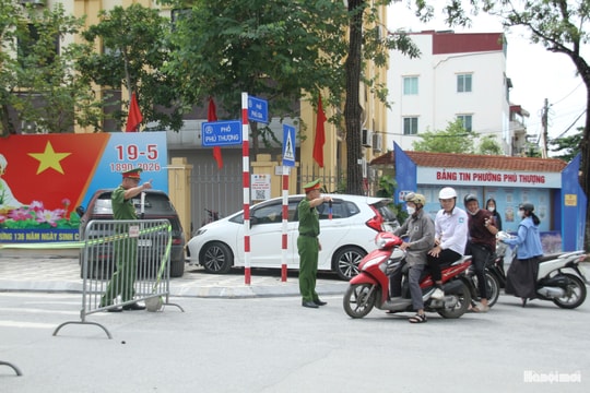 Công an Phú Thượng giữ vững an ninh cho hơn 1.270 thí sinh dự thi