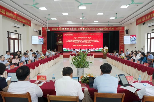 Nâng chất lượng đội ngũ cán bộ, đáp ứng yêu cầu bộ máy chính quyền địa phương hai cấp