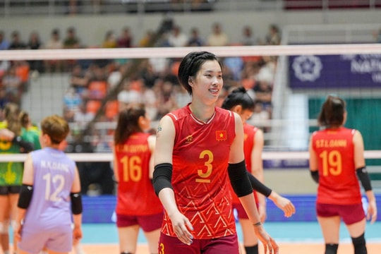 Đánh bại đội Iran, tuyển bóng chuyền nữ Việt Nam lên ngôi đầu bảng AVC Cup 2026