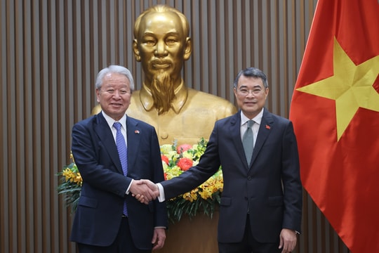 Thủ tướng Chính phủ Lê Minh Hưng tiếp Chủ tịch Cơ quan Hợp tác quốc tế Nhật Bản Hà Nội