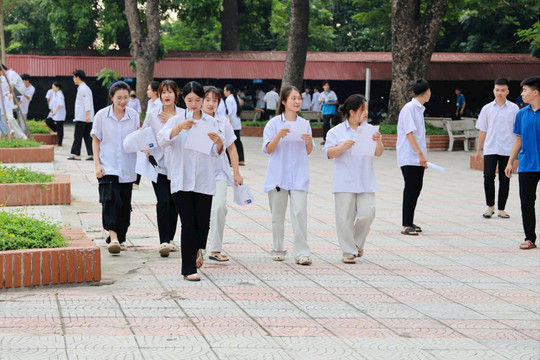 Đề thi môn toán có tính phân hóa rõ nét