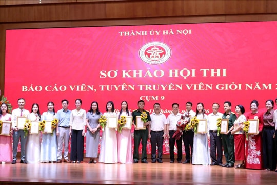 12 báo cáo viên, tuyên truyền viên tranh tài, lan tỏa khát vọng phát triển Thủ đô
