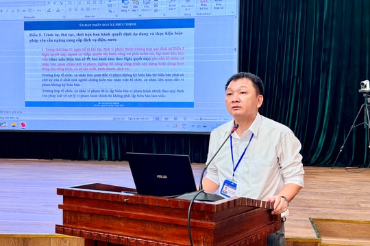 Xã Phúc Thịnh: Hàng chục trường hợp vi phạm bị cắt điện, nước