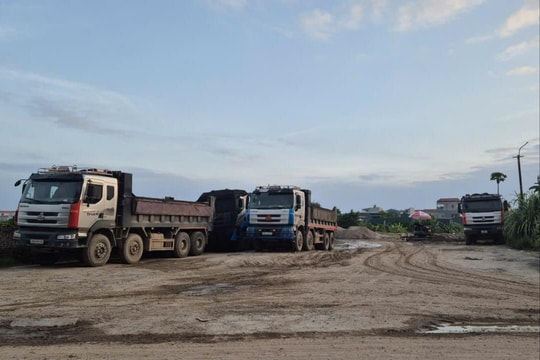 Xã Hoài Đức: Nhiều cơ sở kinh doanh vật liệu xây dựng trái phép chưa chấp hành yêu cầu di dời