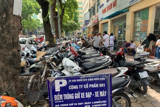 Hà Nội tổng kiểm tra các điểm trông giữ xe