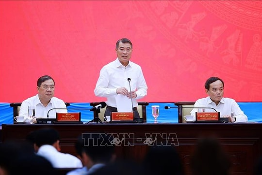 Thủ tướng Lê Minh Hưng: Thành phố Hồ Chí Minh phải phát huy mạnh mẽ hơn nữa vai trò đầu tàu của cả nước