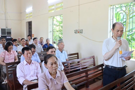 Xã Đại Xuyên hoàn thành công tác tiếp xúc cử tri trước kỳ họp thứ ba HĐND xã khóa XXIII