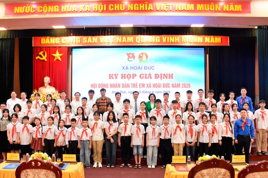 Hoài Đức: Lắng nghe tiếng nói trẻ em thông qua Kỳ họp giả định