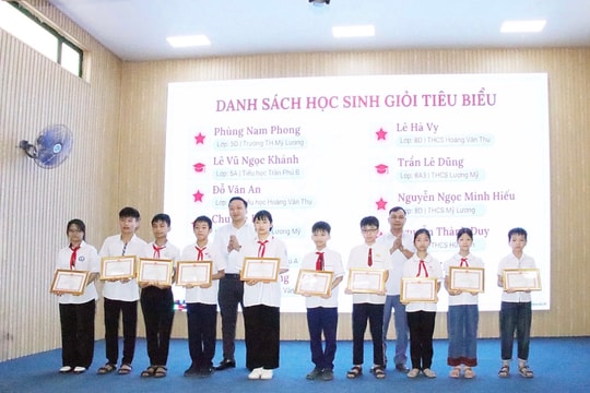 Xã Trần Phú biểu dương học sinh giỏi tiêu biểu năm học 2025-2026