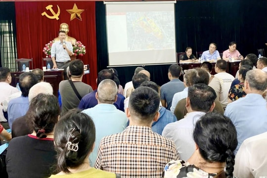 Xã Đại Thanh thông báo chủ trương thực hiện dự án trục không gian Quốc lộ 1A