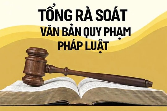 Thực hiện nghiêm túc, hiệu quả việc tổng rà soát hệ thống văn bản quy phạm pháp luật