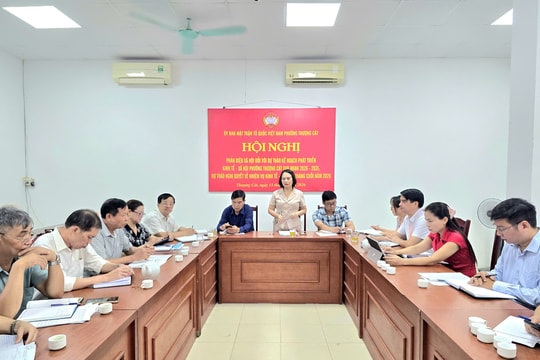 Phường Thượng Cát phản biện xã hội đối với kế hoạch phát triển giai đoạn 2026-2030